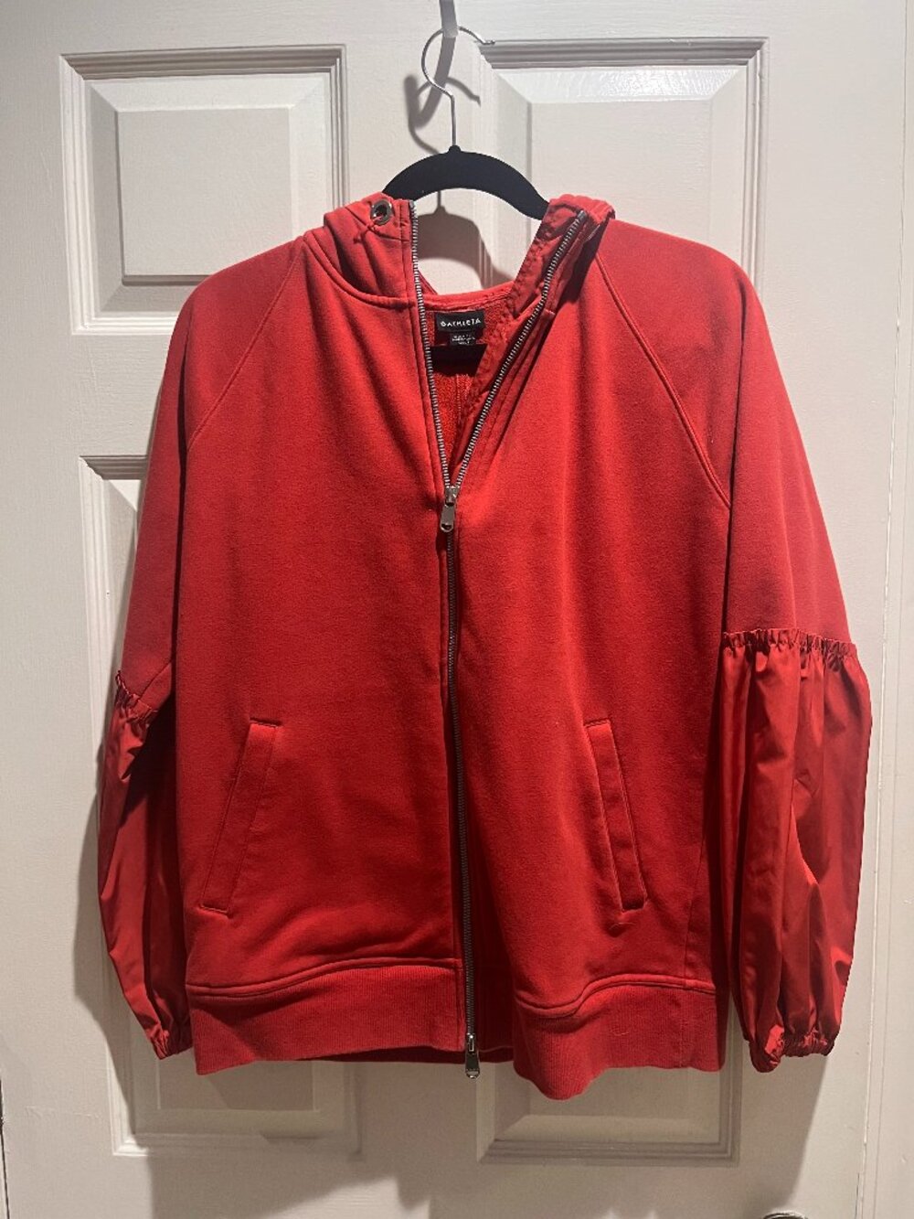 Atleta triumph red zip up jacket in XS
